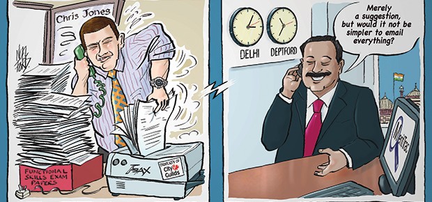 Exam papers to be marked in India