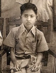 Ameen Hussain when he was nine years old