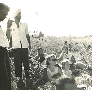 A picnic with Layzelle’s family and friends in Kenya in the 1950s