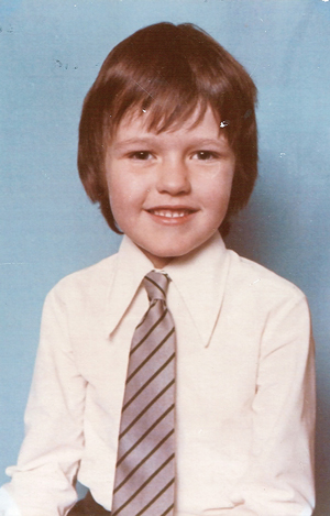 Dawe as a Pickhurst Junior School pupil