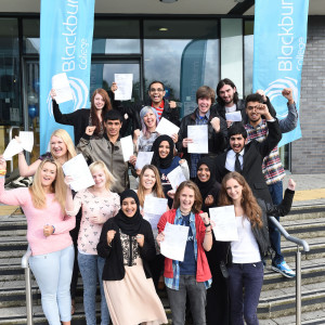 Blackburn College learners celebrate A-level success