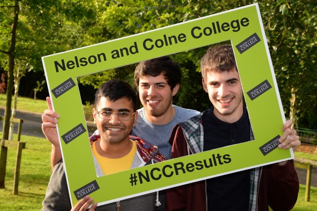 Nelson and Colne College Sixth Form: Umair Asif, Craig Hardy and Lewis Turner