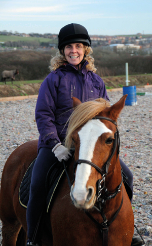 Haze on family pony Chester