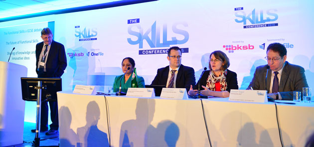 From left: Beej Kaczmarczyk, director, Learning Curve Group, Asha Khemka, Vic Goddard, principal, Passmores Academy, which featured in Channel 4 TV show Educating Essex, Naomi Nicholson and Stewart Segal