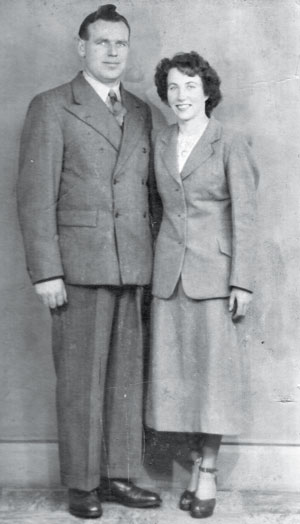 Hatton’s parents Sean and Bridget on their wedding day in 1949