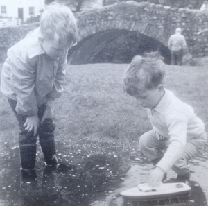 Cole (left) with younger brother Nigel