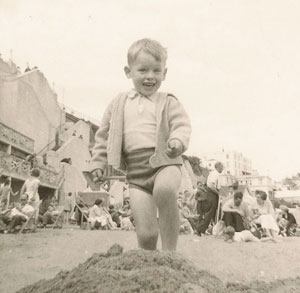 Hatton as a child in the late 1950s