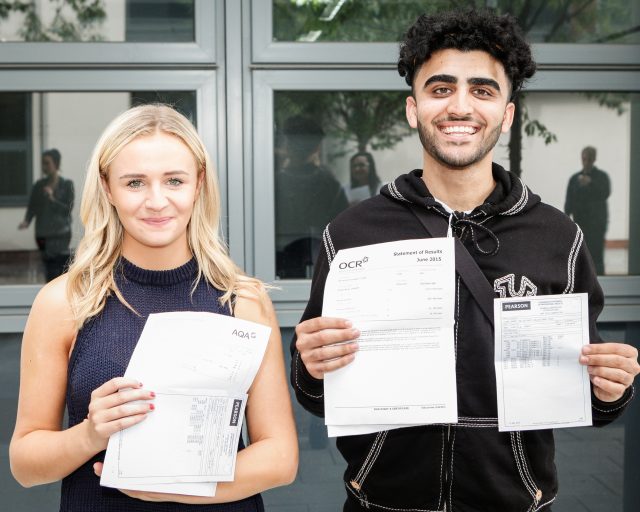 Siobhan McNicholas and Bilal Khan A levels