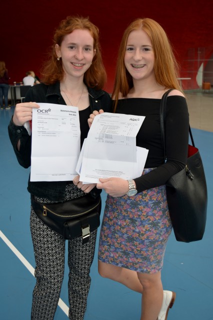 Twins Laura and Rosie Richardson