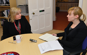 Lappin chats with FE Week reporter Alix Robertson