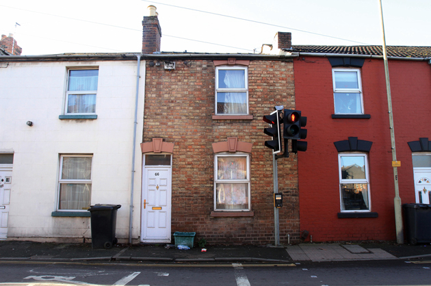 The two-bedroom terraced house in Tredworth