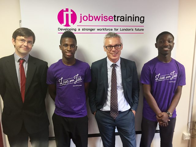 David Hill and Jonathan Slater at Jobwise