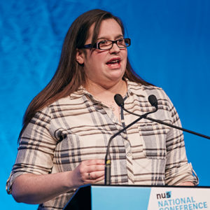 Emily Chapman, vice president for FE, NUS Emily Chapman, vice president for FE, NUS