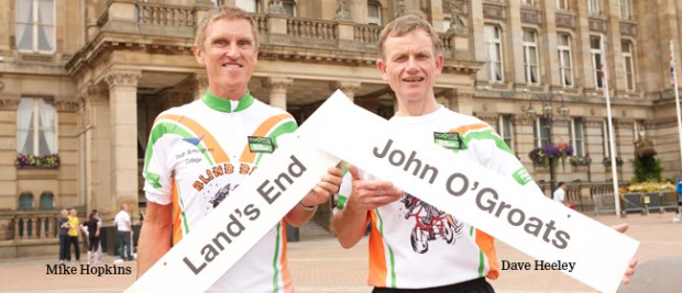 College principal to ride 1000 miles in 10 days with 'Blind Dave' College principal to ride 1000 miles in 10 days with 'Blind Dave'