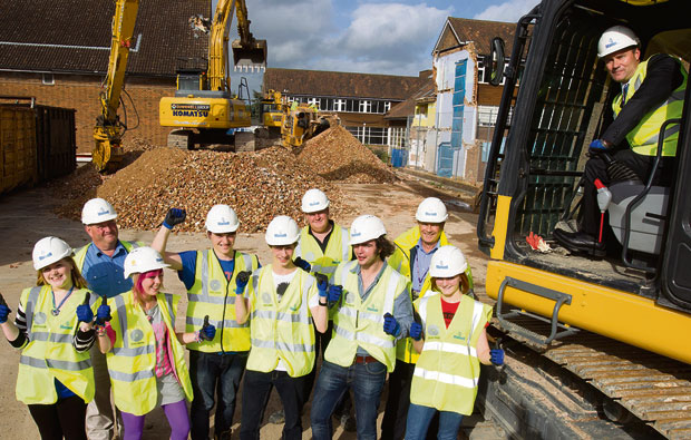 Central Sussex College redevelopment on-time despite ‘batty’ resident! Central Sussex College redevelopment on-time despite ‘batty’ resident!