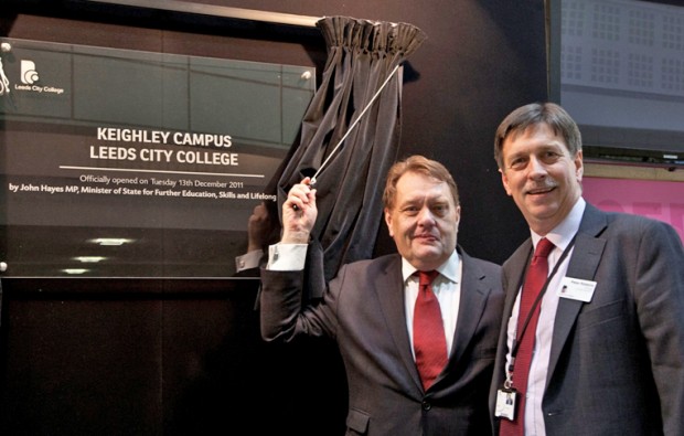 John Hayes visits Leeds City College John Hayes visits Leeds City College