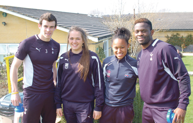 Barnet and Southgate College football stars Barnet and Southgate College football stars