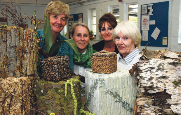 Warwickshire College floristry tutors create blooming marvellous display for festival Warwickshire College floristry tutors create blooming marvellous display for festival