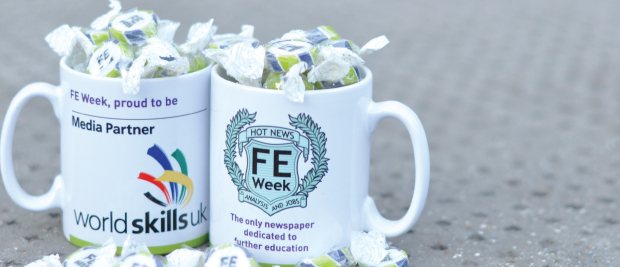 Win an FE Week special edition WorldSkills mug filled with sweets Win an FE Week special edition WorldSkills mug filled with sweets