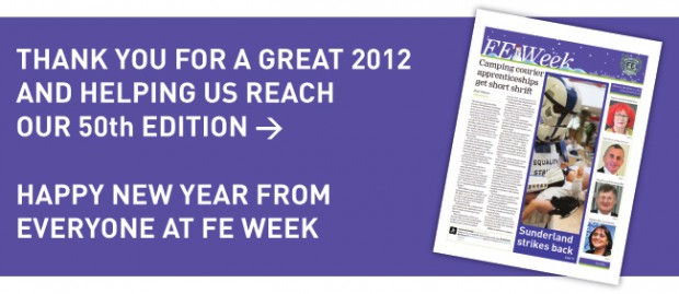 FE Week's most viewed articles in 2012 FE Week's most viewed articles in 2012