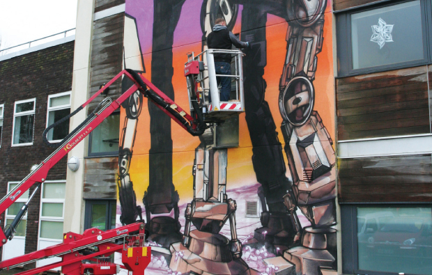 Huge mural to inspire passion in students Huge mural to inspire passion in students