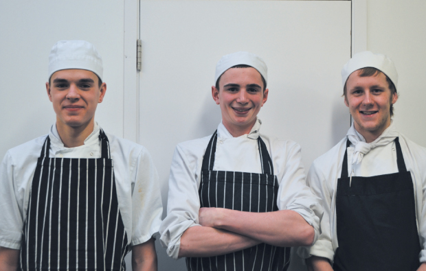 Three young chefs find a recipe for success Three young chefs find a recipe for success