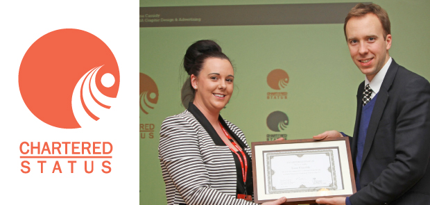 Seal of approval for Chartered Status winner Seal of approval for Chartered Status winner
