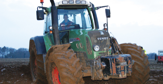 Ploughing on, despite the weather Ploughing on, despite the weather