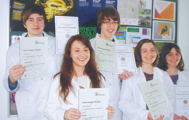 Science students scoop up awards Science students scoop up awards