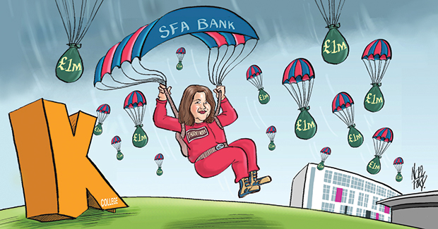 SFA parachutes £15m in to K College SFA parachutes £15m in to K College