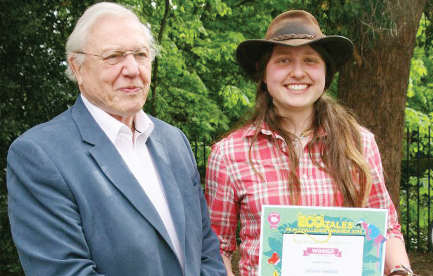 Sir David presents film award Sir David presents film award