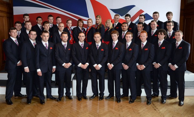 And they're off...Team UK are bid farewell and good luck And they're off...Team UK are bid farewell and good luck