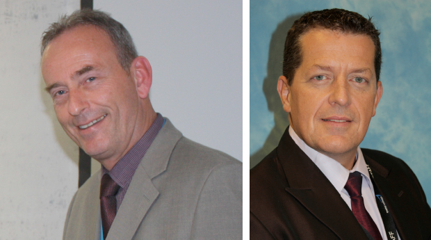 Peter Webb, assistant principal at MidKent College Chris Petheram, head of foundation studies at Exeter College | FE Week