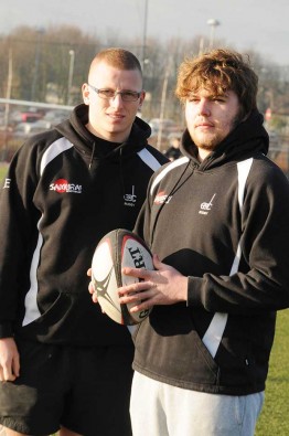 Promising rugby players pass the England test Promising rugby players pass the England test