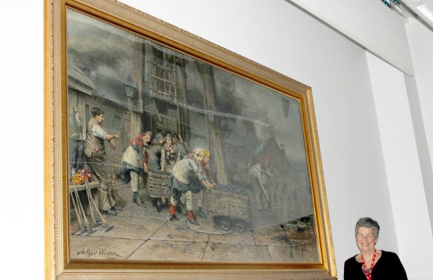 Painting is reminder of mining heritage Painting is reminder of mining heritage