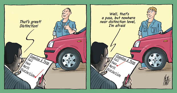 Simple pass or fail gets Skills Minister’s green light Simple pass or fail gets Skills Minister’s green light