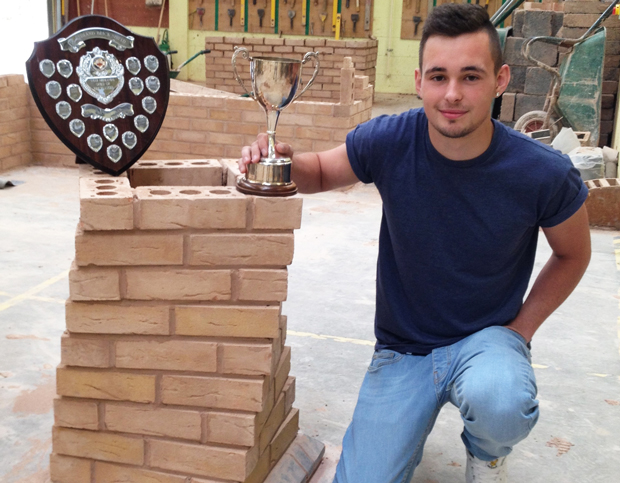 Budding brickie is regional winner Budding brickie is regional winner