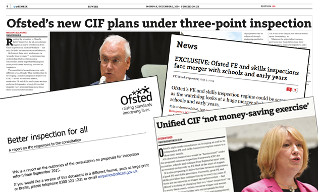 ‘Devil in the detail’ warning on Ofsted’s new CIF ‘Devil in the detail’ warning on Ofsted’s new CIF