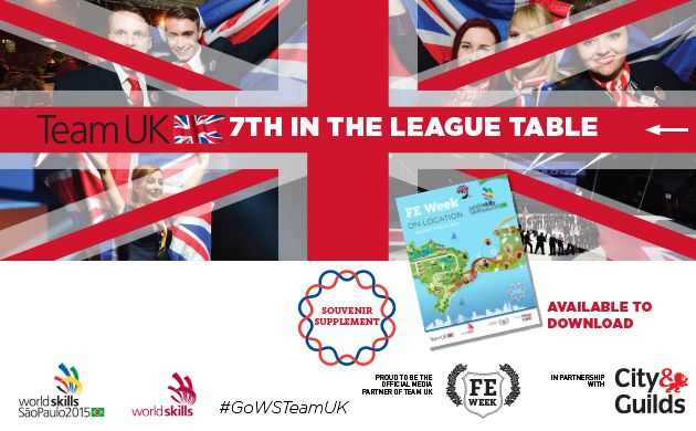 Team UK comes in at seventh place at WorldSkills 2015 Team UK comes in at seventh place at WorldSkills 2015