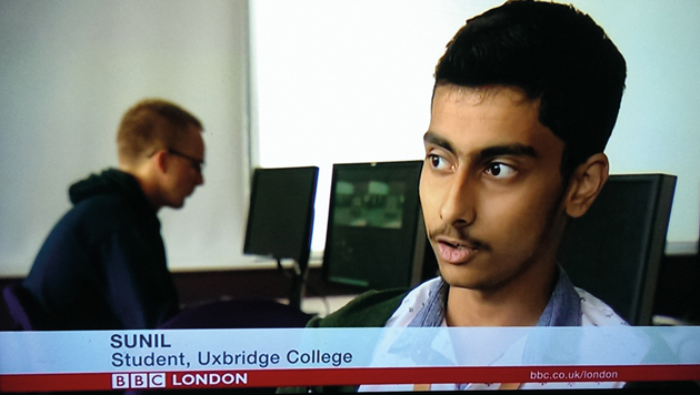 Learner Sunil makes headlines Learner Sunil makes headlines