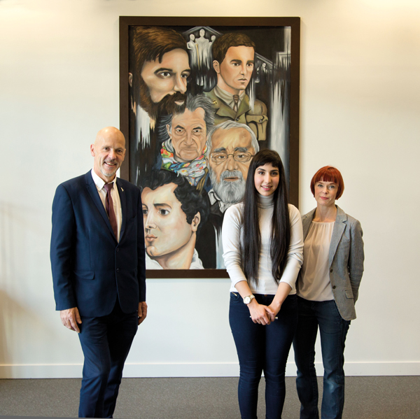 Young artist’s icons on show Young artist’s icons on show