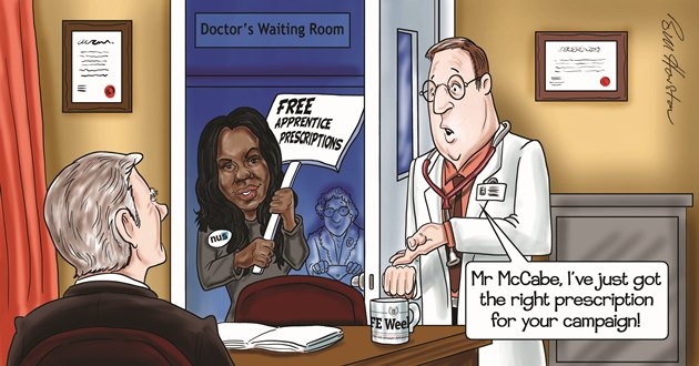 NUS FE leader Shakira Martin backs MPs’ call for free apprentice prescriptions NUS FE leader Shakira Martin backs MPs’ call for free apprentice prescriptions
