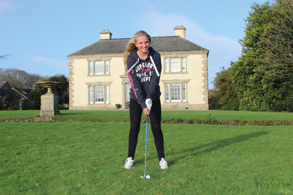Megan chips-in with golf win Megan chips-in with golf win