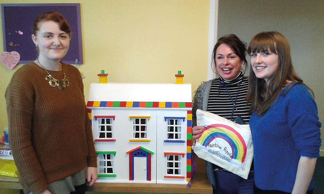 Model learners renovate dolls house Model learners renovate dolls house