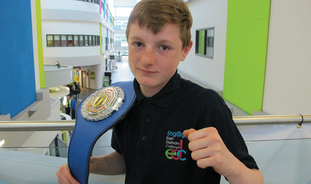East Durham Student is kickboxing clever East Durham Student is kickboxing clever