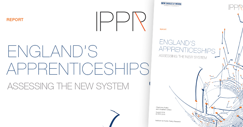 Apprenticeships without qualifications 'harming young people' says IPPR Apprenticeships without qualifications 'harming young people' says IPPR