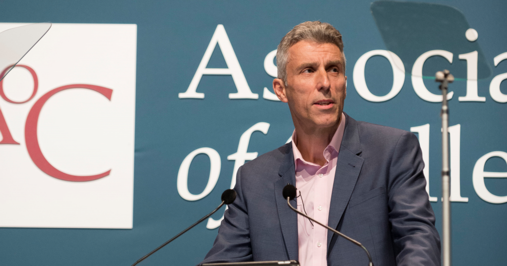 Colleges can thrive despite 'blizzard of changes', AoC boss tells delegates Colleges can thrive despite 'blizzard of changes', AoC boss tells delegates