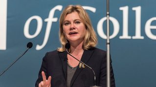 Justine Greening at AoC conference 2016