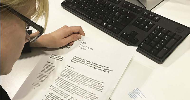Ofqual opens malpractice investigation following apprentice complaint Ofqual opens malpractice investigation following apprentice complaint