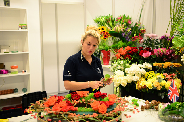 EuroSkills day 2: Intricate design could bag Danielle floristry gold EuroSkills day 2: Intricate design could bag Danielle floristry gold